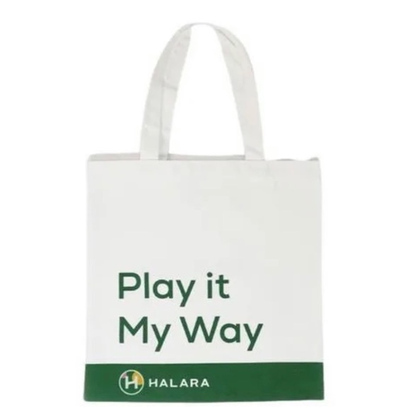 HALARA Play it My Way Canvas Cream Tote - Picture 5 of 5